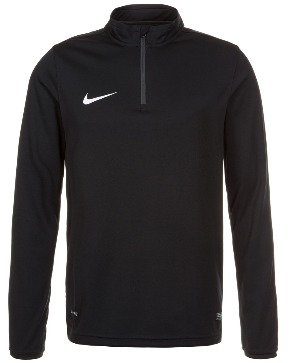 Лонгслив747443-010 Лонгслив747443-010Куртка Nike Academy Midlayer из трикотажа с мягким внутренним слоем. Технология Dri-Fit эффективно отводит влагу и оставляет кожу сухой. Круглый вырез, застежка на молнию, вышивка спереди.