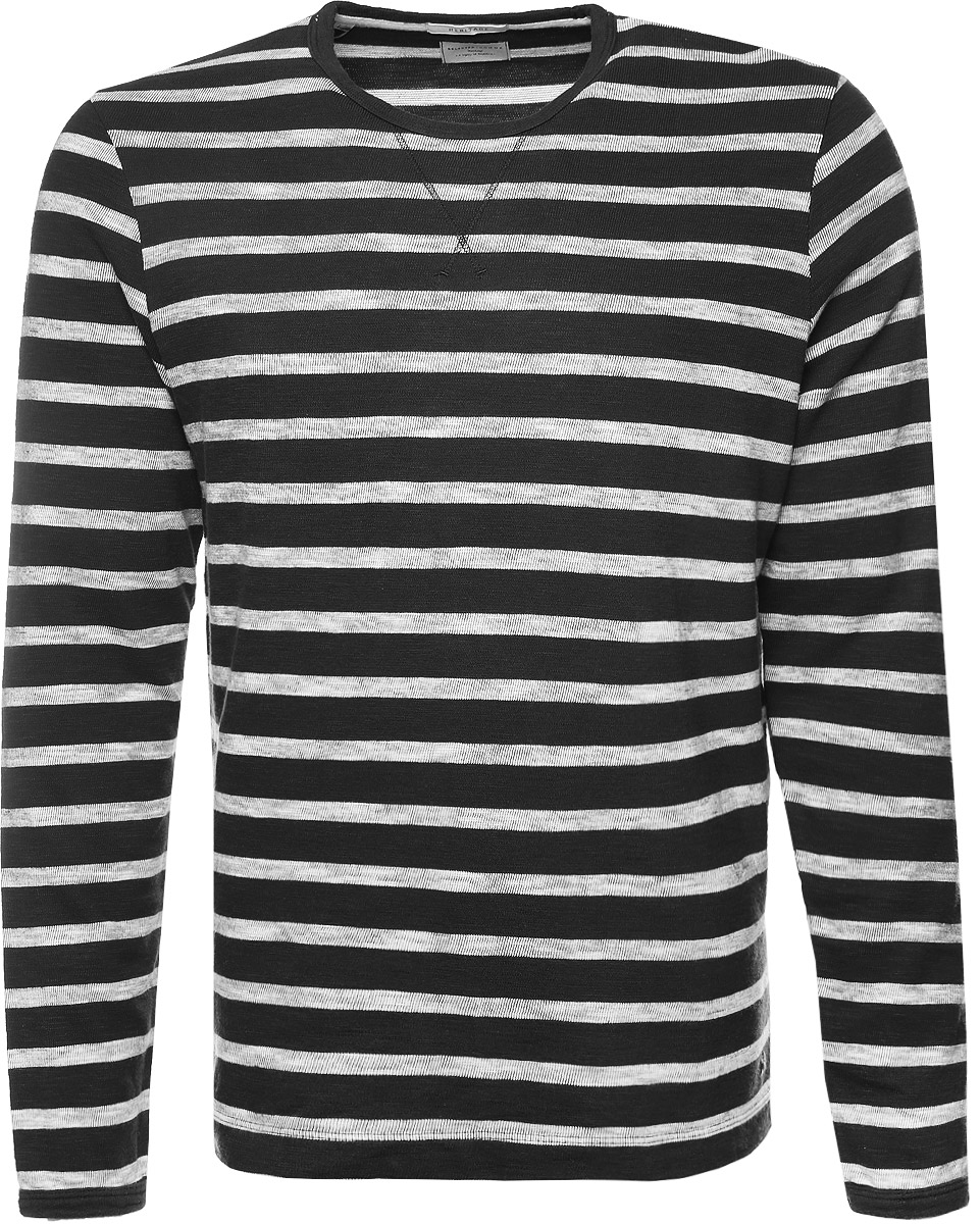 Джемпер16053109_Dark Navy Джемпер16053109_Dark NavyСтильный мужской джемпер Selected Homme, изготовленный из натурального хлопка, мягкий и приятный на ощупь, не сковывает движений и обеспечивает наибольший комфорт. Модель с круглым вырезом горловины и длинными рукавами оформлена принтом в полоску. Манжеты рукавов, горловина и низ изделия дополнены трикотажными резинками.