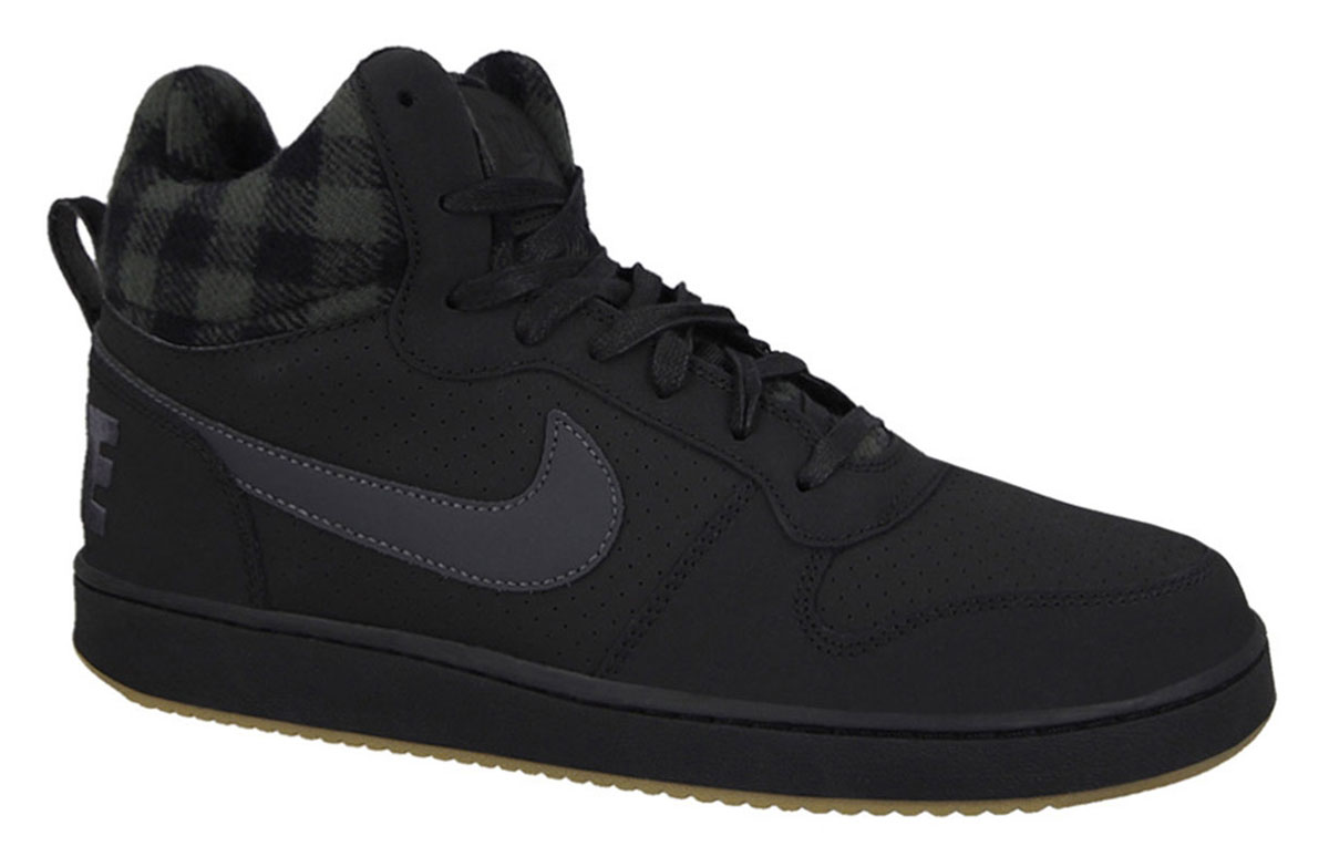 Кеды844884-002 Кеды844884-002Высокие мужские кеды Court Borough Mid Prem от Nike, выполненные из натурального и искусственного нубука, дополнены вставками из текстиля. Перфорация верха обеспечивают естественную вентиляцию. Подкладка и стелька из текстиля комфортны при движении. Шнуровка надежно зафиксирует модель на ноге. Резиновая подошва дополнена рифлением.