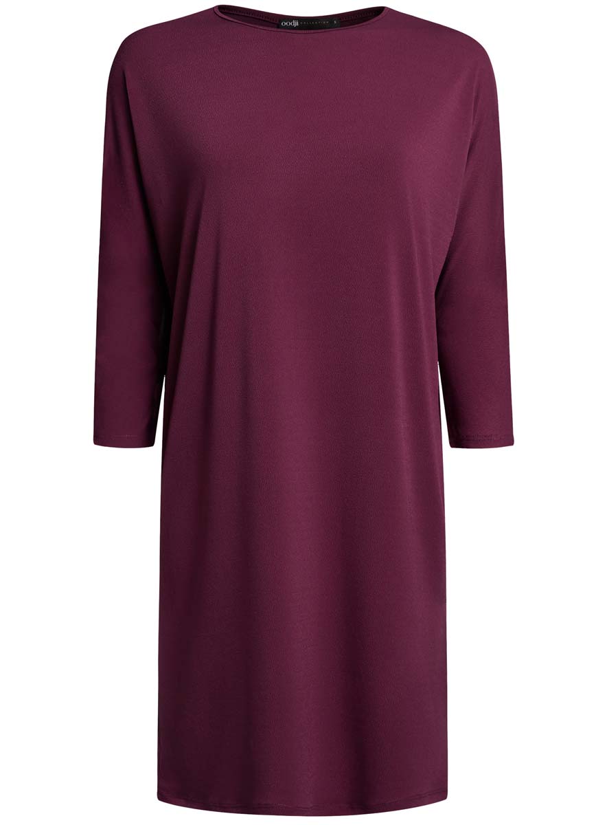 Платье24008311/46064/2900N Платье24008311/46064/2900NПлатье oodji Collection выполнено из полиэстера с добавлением полиуретана. Модель свободного кроя с круглым вырезом горловины и рукавами летучая мышь.