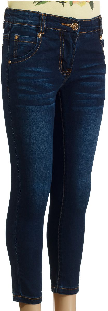 ДжинсыSS161G419-10 ДжинсыSS161G419-10Джинсы для девочки Nota Bene выполнены из хлопка с добавлением эластана. Джинсы прямого кроя застегиваются спереди на пуговицу, а также имеют ширинку на застежке-молнии. На поясе предусмотрены шлевки для ремня. Регулировка в поясе на эластичной тесьме с пуговицами обеспечит идеальную посадку по фигуре. Спереди расположены два втачных кармана и один маленький накладной кармашек, сзади - два накладных кармана.