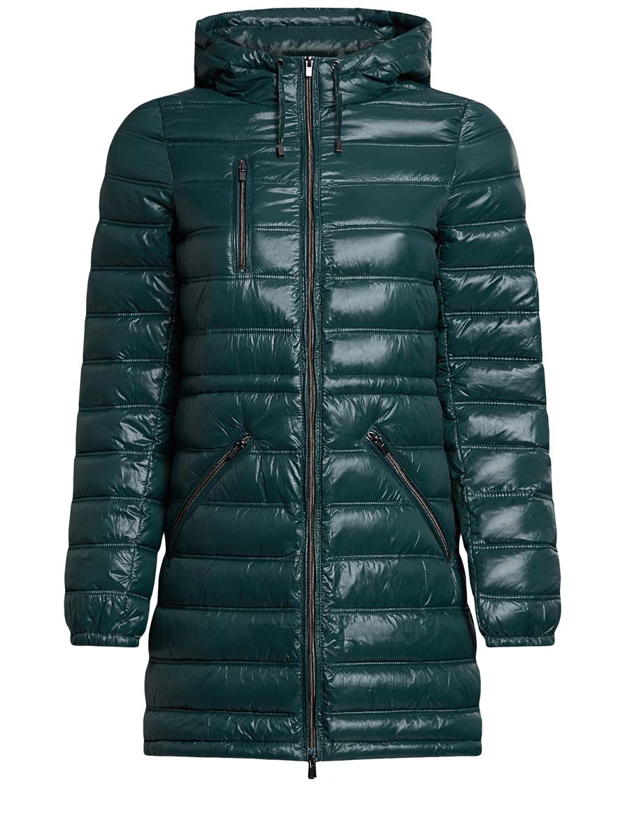 Куртка10203056/33445/2900N Куртка10203056/33445/2900NКуртка женская oodji Ultra исполнена из высококачественного полиамида - износостойкого материала отталкивающего воду и пропускающего воздух. Подкладка так же исполнена из полиамида, а утеплитель исполнен из полиэстера. Изделие имеет длинные рукава, капюшон с шнурками-завязками (шнурки-завязки так же идут и по нижнему краю куртки), три внешних кармана, один из которых справа на груди. Так же имеются внутренние шнурки со стоперами, которые регулируют обхват талии. Куртка удлинена к низу сзади.