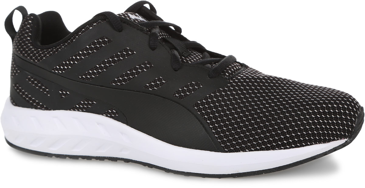Кроссовки18902903 Кроссовки18902903Кроссовки Puma Flare Mesh - это легкость и свобода движения. Они сочетают все необходимые элементы конструкции: дышащий сетчатый верх, промежуточную подошву из пеноматериала для амортизации и поддержки, перепад высот подошвы, обеспечивающий естественный бег и плавный перекат. Кроссовки имеют шнуровку для идеального обхвата ступни и петлю на пятке для удобного надевания и снимания. Кроме того, кроссовки отлично выглядят и привлекают внимание.