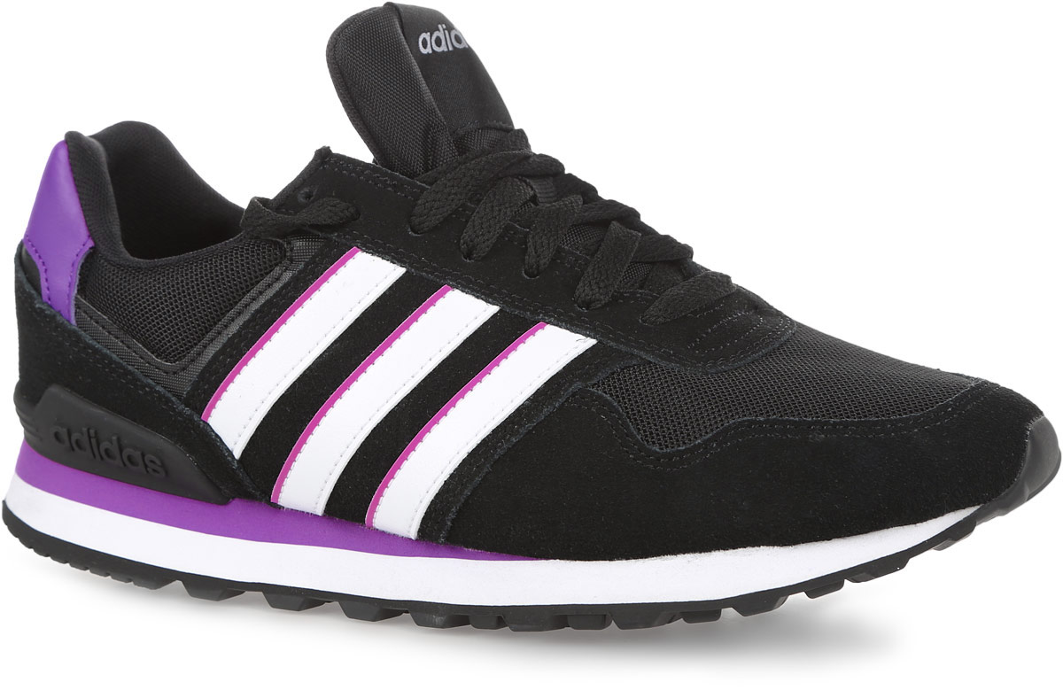 КроссовкиAW4933 КроссовкиAW4933Культовые кроссовки 10K от adidas Neo в стиле беговых моделей заинтересуют вас с первого взгляда. Модель выполнена из сетчатого текстиля и дополнена массивными вставками из натуральной замши. По бокам модель оформлена тремя фирменными полосками из искусственной кожи. Классическая шнуровка надежно зафиксирует изделие на ноге. Текстильная подкладка не натирает. Стелька Cloudfoam обеспечит комфорт при движении. Область пятки оснащена поддерживающим стабилизатором из термополиуретана. Промежуточная подошва из материала ЭВА амортизирует каждый шаг. Резиновая подошва с рифлением обеспечивает отличное сцепление с любой поверхностью.