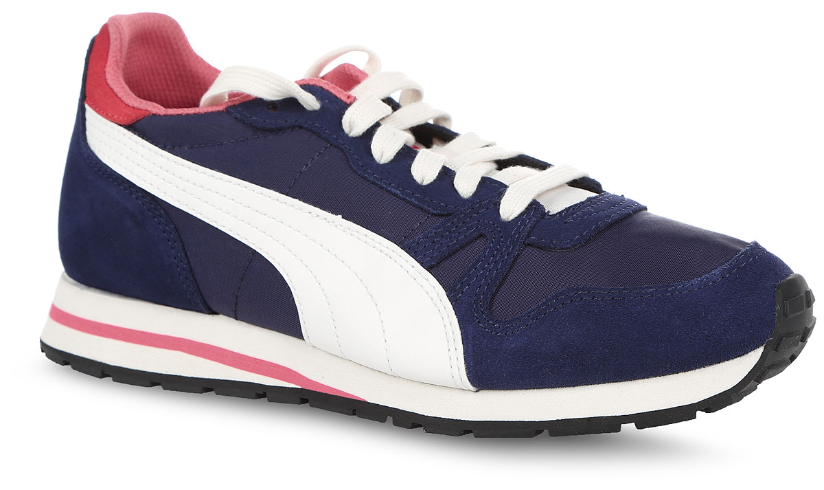 Кроссовки36140406 Кроссовки36140406В модели кроссовок Yarra Classic от Puma за основу взят классический дизайн Duplex и функциональные элементы, характерные для беговой обуви 1980-х. Верх изделия - это сочетание нейлона, замши и ткани, но теперь Yarra Classic выглядит весьма актуально, будучи представленной в широкой гамме модных в этом сезоне расцветок. Классическая шнуровка надежно зафиксирует изделие на ноге. Прочная подошва с рифлением гарантирует сцепление с любой поверхностью. Прекрасный выбор для тех, кто ищет стильную обувь. Такие кроссовки отлично подчеркнут ваш спортивный образ.