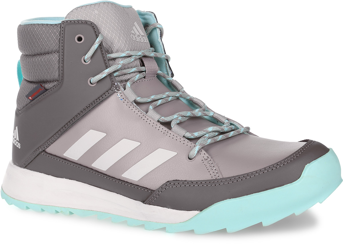 КроссовкиAQ2026 КроссовкиAQ2026Женские высокие кроссовки CW Choleah Sneaker от adidas выполнены из прочной натуральной кожи с полиуретановым покрытием, которое легко чистится. Утепленное голенище выполнено из рипстопа. Высокотехнологичный синтетический утеплитель PrimaLoft с технологией ClimaWarm сохраняет ноги в тепле и сухости. Легкая упругая промежуточная подошва из ЭВА сохраняет свои свойства в течение долгого времени. Резиновая подошва Traxion и специальный глубокий протектор адаптированы для максимального сцепления даже с мокрыми поверхностями. Эта туристическая модель адаптирована под особенности женской стопы.