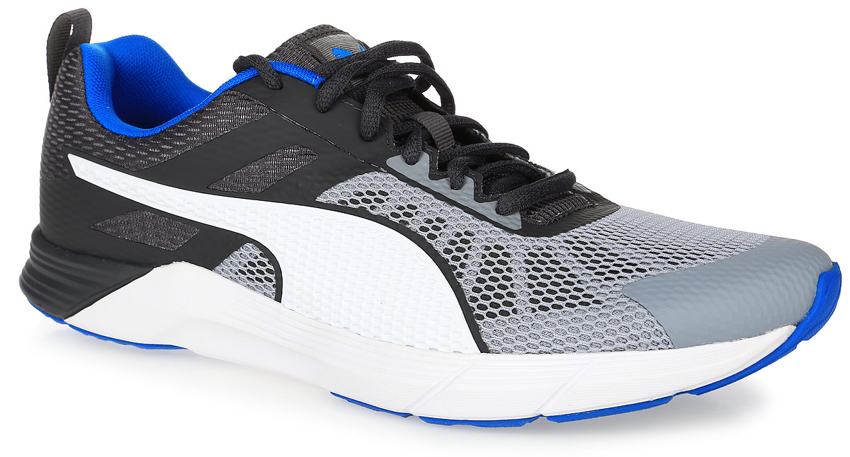 Кроссовки18904903 Кроссовки18904903Совершенно новая модель Propel от Puma со стильным современным силуэтом предназначена для легкого амортизированного бега. Верх выполнен из легкого дышащего текстиля. Двухслойный сетчатый материал позволяет воздуху свободно циркулировкать. Бесшовная конструкция верха с наплавленными деталями обеспечивает минимальный вес обуви и улучшает скоростные свойства. Классическая шнуровка надежно зафиксирует изделие на ноге. Прочная подошва с рифлением гарантирует сцепление с любой поверхностью. Сверхлегкой и эластичной беговой обуви придан модный дизайн. Язычок оформлен фирменным логотипом бренда. Отличный вариант для стильных и активных людей.