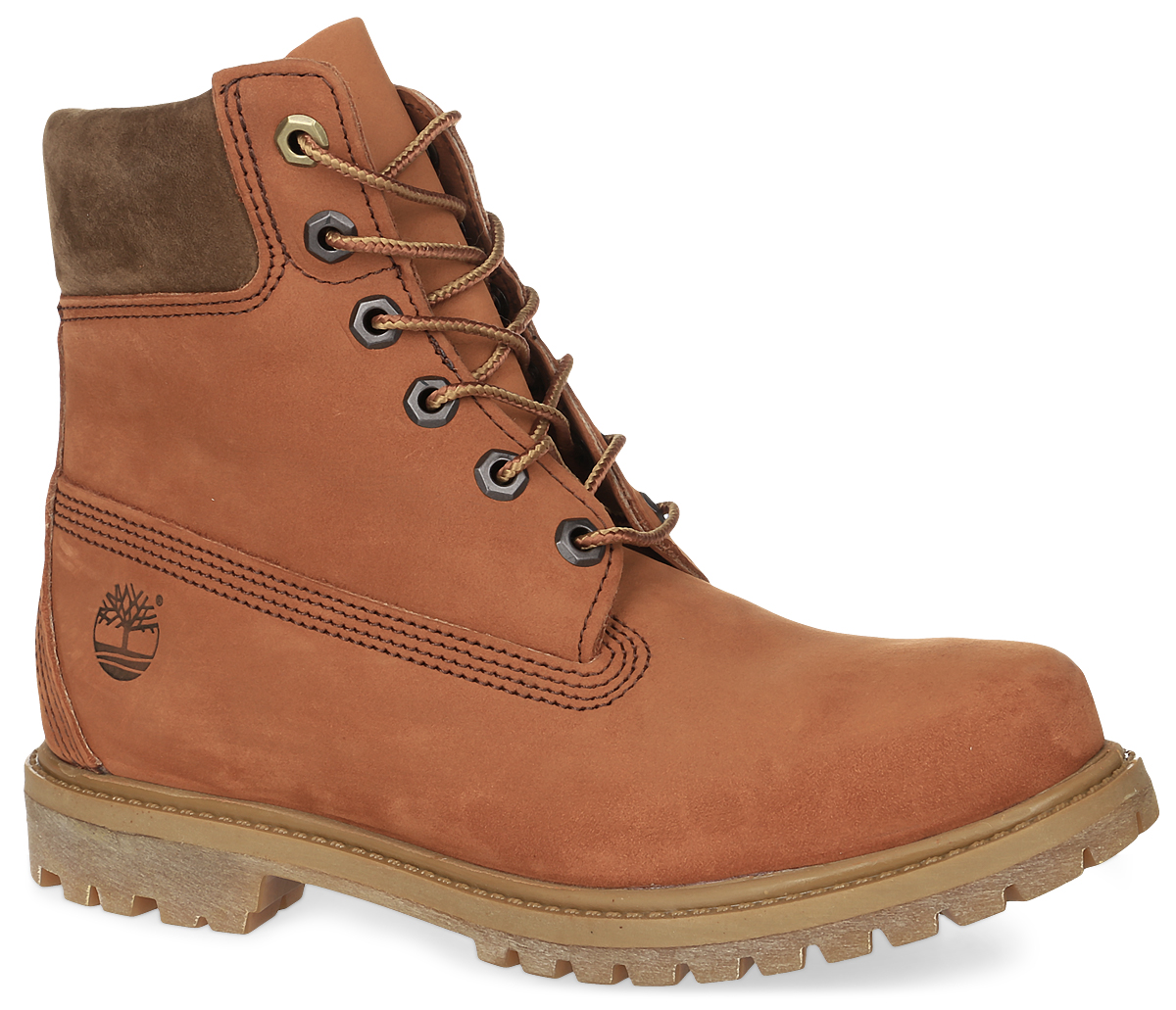 БотинкиTBLA18NUW БотинкиTBLA18NUWКлассические шестидюймовые ботинки 6-inch Premium Boot от Timberland заинтересуют вас своим дизайном с первого взгляда! Модель изготовлена из натурального нубука и сбоку оформлена тисненым логотипом бренда. Высокий язычок и шнуровка обеспечивают плотное прилегание верхней части ботинок к ноге, создавая дополнительную теплозащиту. Утеплитель Primaloft 400г и стелька Anti-Fatigue для большего комфорта обеспечивают максимальный комфорт при движении. Каблук и подошва с протектором гарантируют идеальное сцепление с любыми поверхностями.