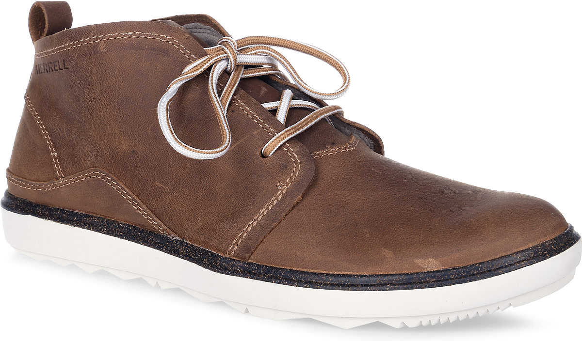 БотинкиJ02056 БотинкиJ02056Женские ботинки для путешествий Merrell Around Town Chukka выполнены из натуральной кожи снаружи и изнутри: в качестве материала подкладки использована тонкая свиная кожа. Ботинки снабжены подкладкой с антибактериальной пропиткой M Select Fresh. О надежной фиксации и поддержке стопы позаботится стелька из материала EVA с пробковым покрытием и интегрированной технологией M Select Move. Нейлоновый супинатор поддерживает свод стопы и защищает от ударов. Технология Air Cushion в пяточной части разработана для дополнительной амортизации при ходьбе. Подошва из резины Merrell M Select Grip гарантирует превосходное сцепление с поверхностью.