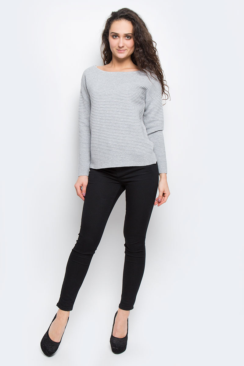 Джемпер16055336_Light Grey Melange Джемпер16055336_Light Grey MelangeЖенский джемпер Selected Femme выполнен из хлопка и акрила. Модель, с круглым вырезом горловины и длинными рукавами, выполнена в лаконичном стиле.