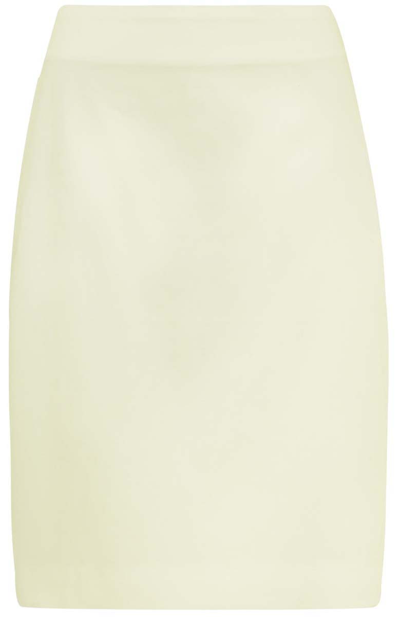 Юбка21608006-3/14473/5000N Юбка21608006-3/14473/5000NЮбка oodji Collection выполнена из хлопка с добавлением полиуретана. Модель-карандаш с разрезом сзади застегивается на молнию на спинке.