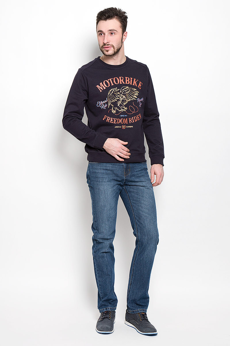 ДжинсыPJ-235/1075-7150 ДжинсыPJ-235/1075-7150Мужские джинсы Sela Denim выполнены из натурального хлопка с добавлением полиэстера. Прямая модель джинсов застегивается спереди на металлическую пуговицу и имеет ширинку на застежке-молнии. На поясе предусмотрены шлевки для ремня. Спереди расположены два втачных кармана и один маленький накладной, а сзади - два накладных кармана.