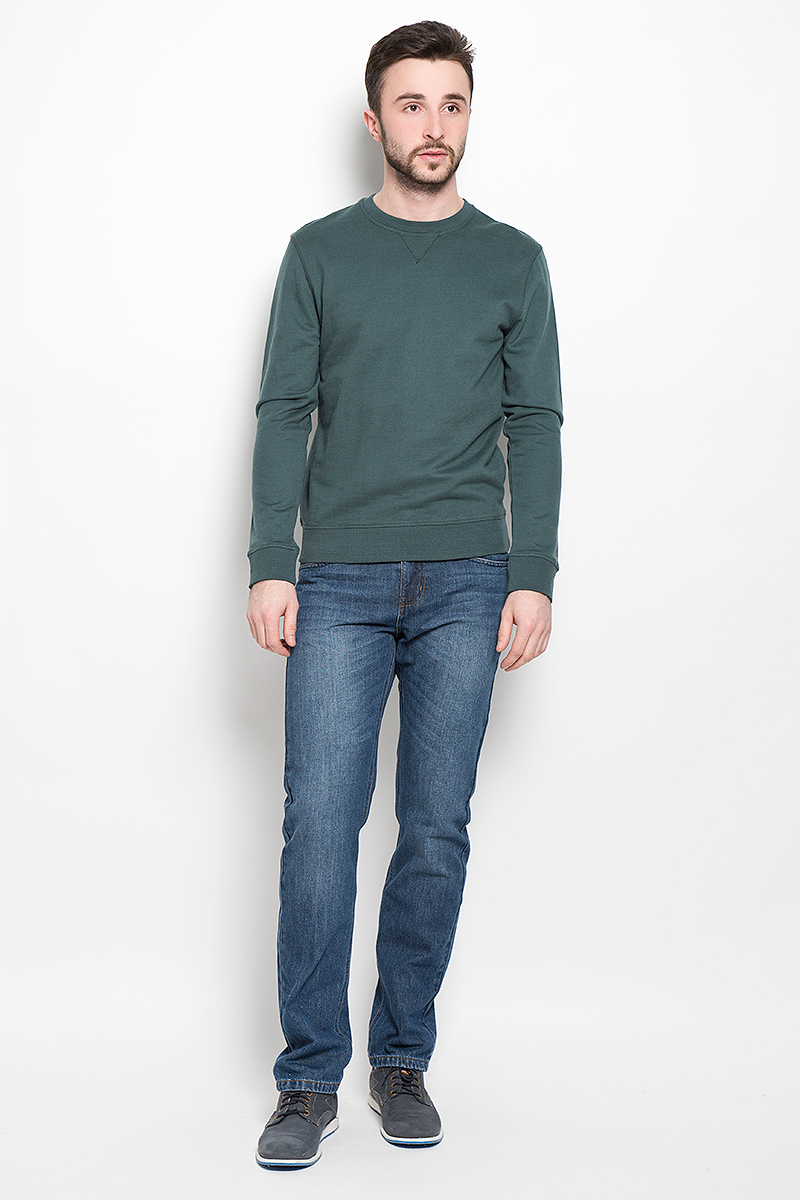 Свитшот16053566_Black Свитшот16053566_BlackСтильный мужской свитшот Selected Homme Indigo, изготовленный из натурального хлопка, мягкий и приятный на ощупь, не сковывает движений и обеспечивает наибольший комфорт. Модель с круглым вырезом горловины и длинными рукавами выполнена в лаконичном стиле. Манжеты рукавов, горловина и низ изделия дополнены трикотажными резинками.