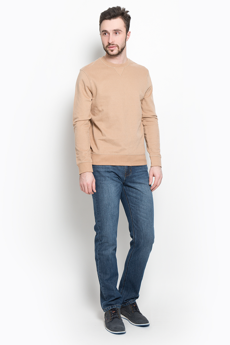 Свитшот16053566_Black Свитшот16053566_BlackСтильный мужской свитшот Selected Homme Indigo, изготовленный из натурального хлопка, мягкий и приятный на ощупь, не сковывает движений и обеспечивает наибольший комфорт. Модель с круглым вырезом горловины и длинными рукавами выполнена в лаконичном стиле. Манжеты рукавов, горловина и низ изделия дополнены трикотажными резинками.