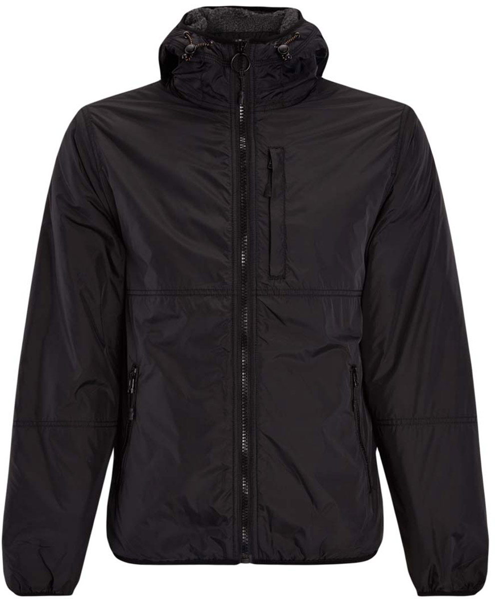 Куртка1L512013M/44334N/2900N Куртка1L512013M/44334N/2900NМужская куртка с подкладкой oodji Lab изготовлена из полиамида. В качестве подкладки используется искусственный мех. Модель застегивается на пластиковую молнию. Капюшон дополнен шнурком-утяжкой со стопперами. Спереди расположены три врезных кармана на застежках-молниях, с внутренней стороны - прорезной карман на застежке-молнии. Низ куртки, рукавов и капюшон оснащены тонкими эластичными резинками.