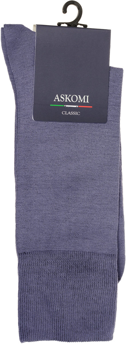 НоскиАМ-5100_8101 НоскиАМ-5100_8101Мужские носки Askomi Classic выполнены из хлопка с добавлением полиамида и лайкры, что является оптимальным сочетанием волокон. Дополнены двойным бортом для плотной фиксации, не пережимающим сосуды. Кеттельный шов не ощутим для ноги.