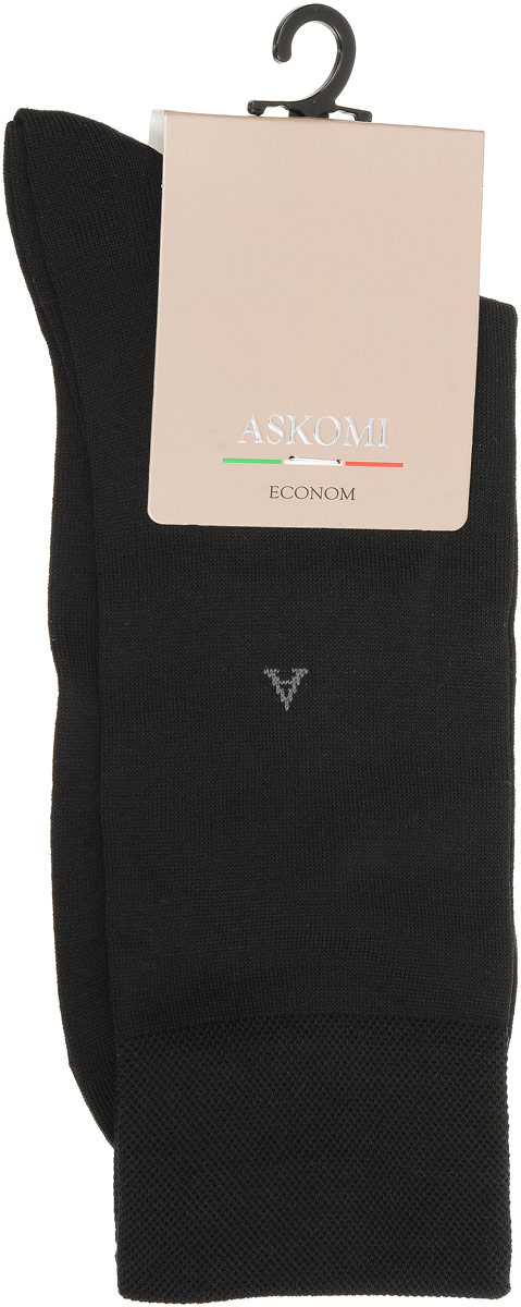 НоскиАМ-3400_8101 НоскиАМ-3400_8101Мужские носки Askomi Econom выполнены из хлопка с добавлением полиамида. Буква А на паголенке. Крупный ромб. Дополнены двойным бортом для плотной фиксации, не пережимающим сосуды. Укрепление мыска и пятки для идеальной прочности. Кеттельный шов не ощутим для ноги.