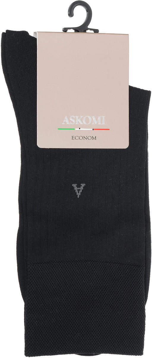 НоскиАМ-3200_2404 НоскиАМ-3200_2404Мужские носки Askomi Econom выполнены из хлопка с добавлением полиамида. Буква А на паголенке. Узкая полоска. Дополнены двойным бортом для плотной фиксации, не пережимающим сосуды. Укрепление мыска и пятки для идеальной прочности. Кеттельный шов не ощутим для ноги.