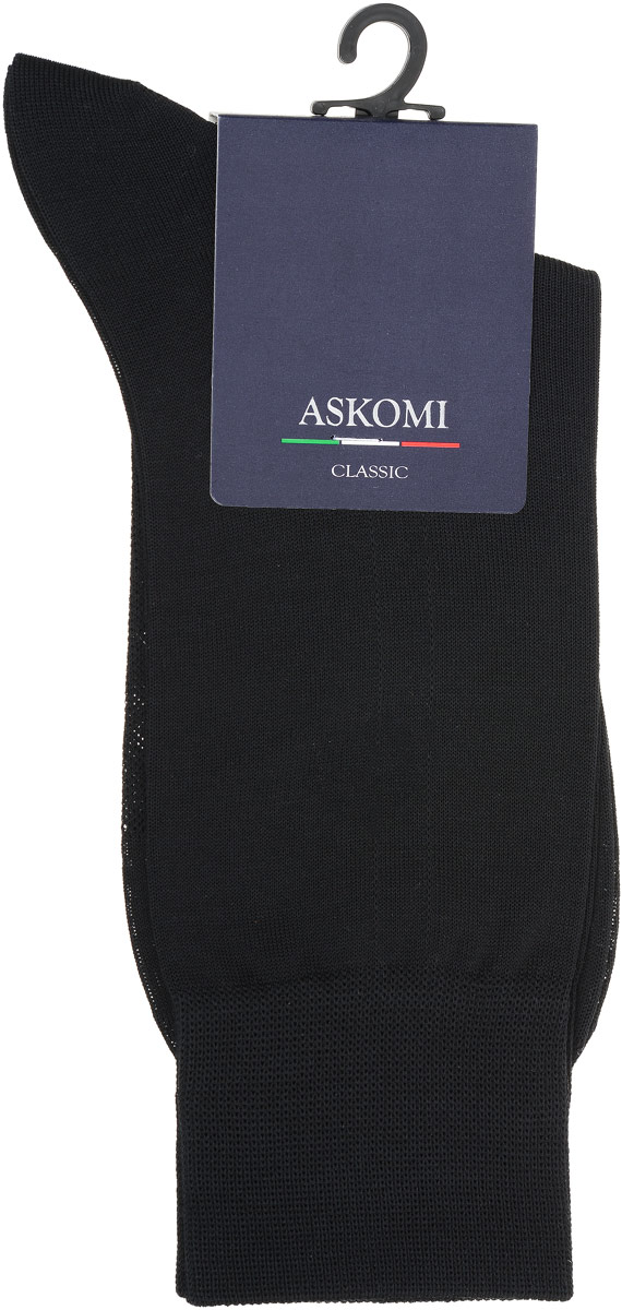 НоскиАМ-5200_8101 НоскиАМ-5200_8101Мужские носки Askomi Classic выполнены из мерсеризованного хлопка. Перфорированная сеточка на стопе придает дополнительную воздухопроницаемость. Двойной борт для плотной фиксации не пережимает сосуды. Укрепление мыска и пятки для идеальной прочности. Кеттельный шов не ощутим для ноги.