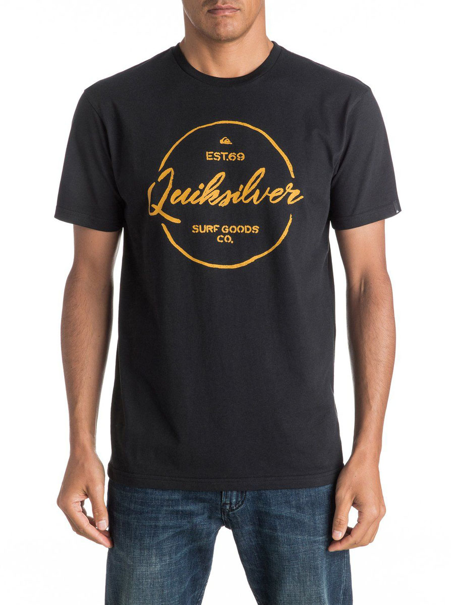 ФутболкаEQYZT04309-KVJ0 ФутболкаEQYZT04309-KVJ0Мужская футболка Quiksilver изготовлена из качественного материала. Модель выполнена с круглой горловиной и короткими рукавами.