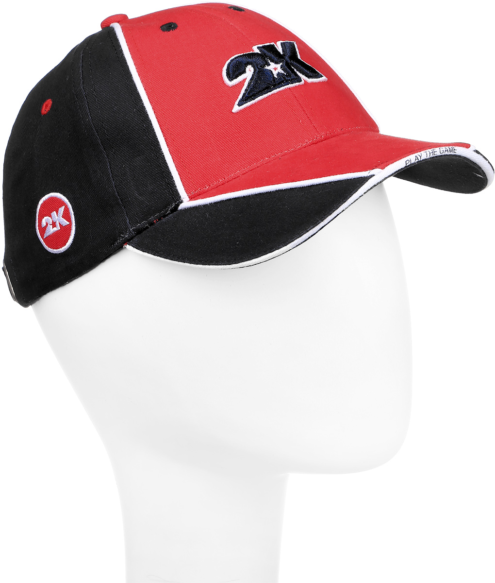 Бейсболка124223_black/red/white Бейсболка124223_black/red/whiteБейсболка 2K Sport Dimaro выполнена из натурального хлопка и имеет классическую панельную конструкцию. Модель с плотным козырьком оформлена объемными фирменными вышивками. Бейсболка имеет небольшие отверстия, обеспечивающие дополнительную вентиляцию. Объем бейсболки регулируется при помощи хлястика с металлической застежкой-фиксатором, оформленной гравировкой.
