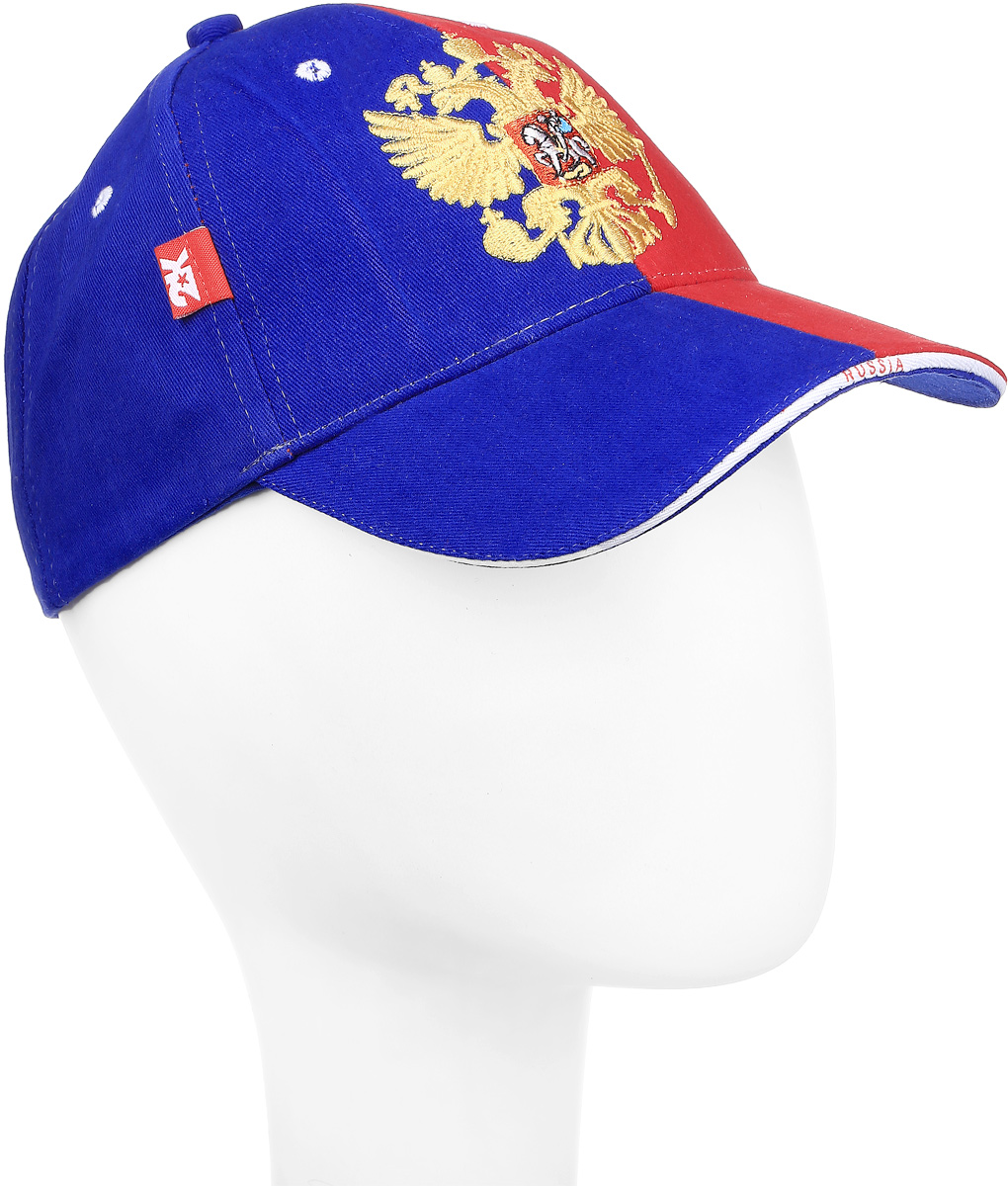 Бейсболка124236n_navy/red Бейсболка124236n_navy/redБейсболка 2K Sport National выполнена из натурального хлопка и имеет классическую панельную конструкцию. Модель с плотным козырьком оформлена вышивкой с символикой Российской Федерации. Бейсболка имеет небольшие отверстия, обеспечивающие дополнительную вентиляцию. Объем бейсболки регулируется при помощи хлястиков с липучками.