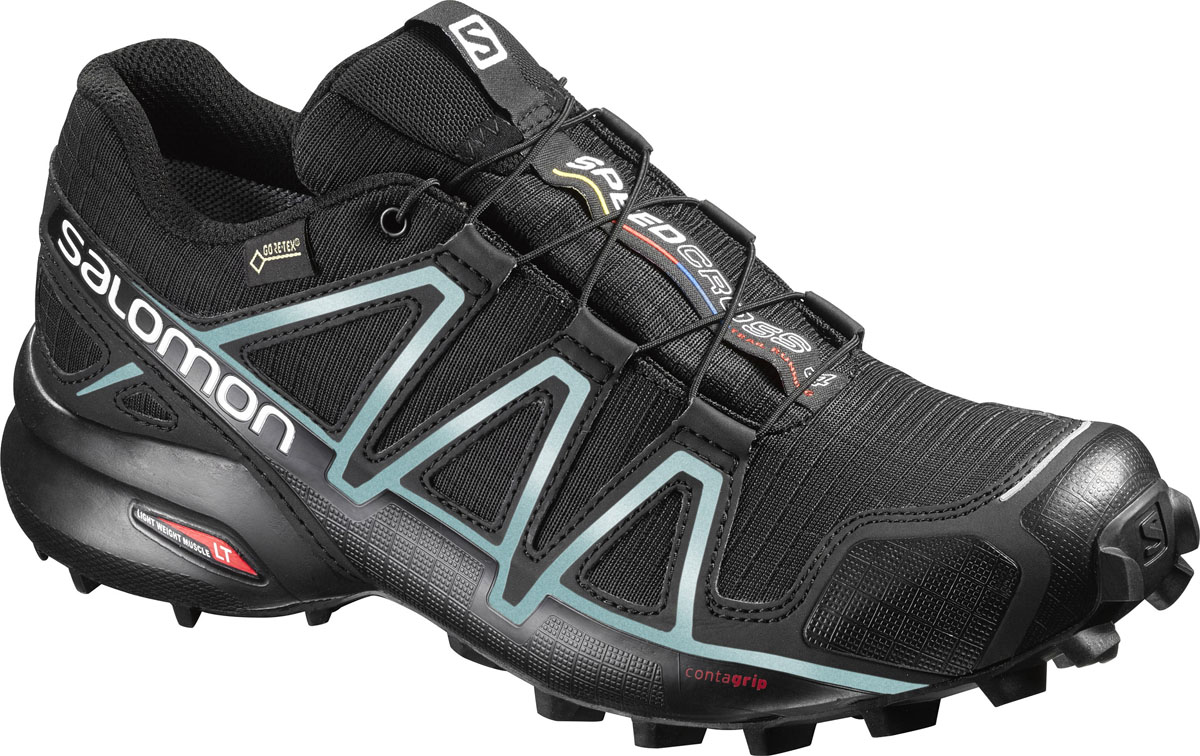 КроссовкиL38318700 КроссовкиL38318700Беговые женские кроссовки от Salomon Speedcross 4 GTXW выполнены на 64,3% из синтетического материала и на 35,7% из текстиля. Конструкция верха Sensifit с пропиткой Mudguard не пропускает грязь и воду. Подъем оформлен шнуровкой с фиксатором, благодаря которой обувь сидит плотно на ноге, и дополнен кармашком для шнурков. Стелька Ortholite из ЭВА материала с текстильным верхним покрытием создает более прохладное и сухое пространство под стопой. Мягкая верхняя часть и подкладка, изготовленная из текстиля, обеспечивают дополнительный комфорт и предотвращают натирание. Язычок дополнен текстильной нашивкой с символикой бренда. Светоотражающие элементы обеспечат лучшую видимость в темное время суток. Подошва Contagrip не оставляет следов и обеспечивает отличное сцепление со скользкой поверхностью. Такие кроссовки займут достойное место в коллекции вашей спортивной обуви.
