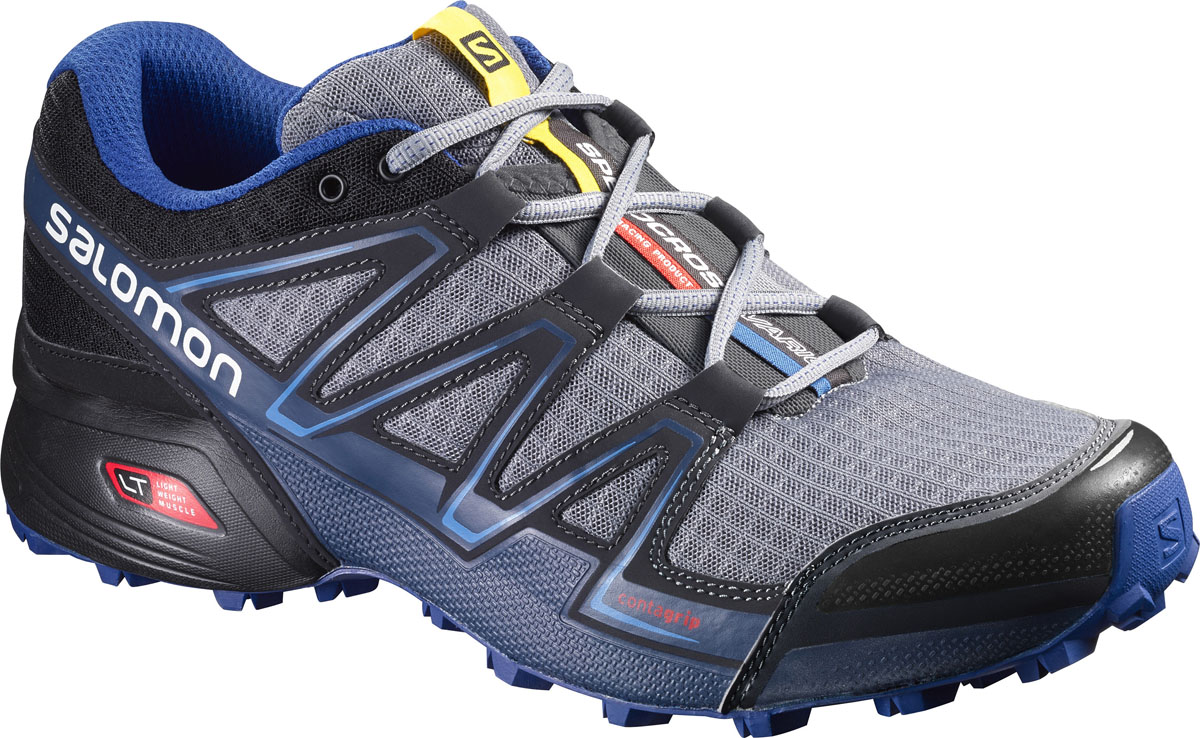 Кроссовки376121 Кроссовки376121Беговые кроссовки Salomon Speedcross Vario выполнены на 72% из синтетического материала и на 28% из сетчатого текстиля. Подъем оформлен шнуровкой, благодаря которой обувь сидит плотно на ноге. Мягкая верхняя часть и подкладка, изготовленная из текстиля, обеспечивают дополнительный комфорт и предотвращают натирание. Стелька Ortholite из ЭВА материала с текстильным верхним покрытием создает более прохладное и сухое пространство под стопой. По бокам модель декорирована оригинальным принтом, язычок дополнен текстильной нашивкой с символикой бренда. Светоотражающий элемент обеспечит лучшую видимость в темное время суток. Подошва Contagrip не оставляет следов и обеспечивает отличное сцепление со скользкой поверхностью. Такие кроссовки займут достойное место в коллекции вашей спортивной обуви.