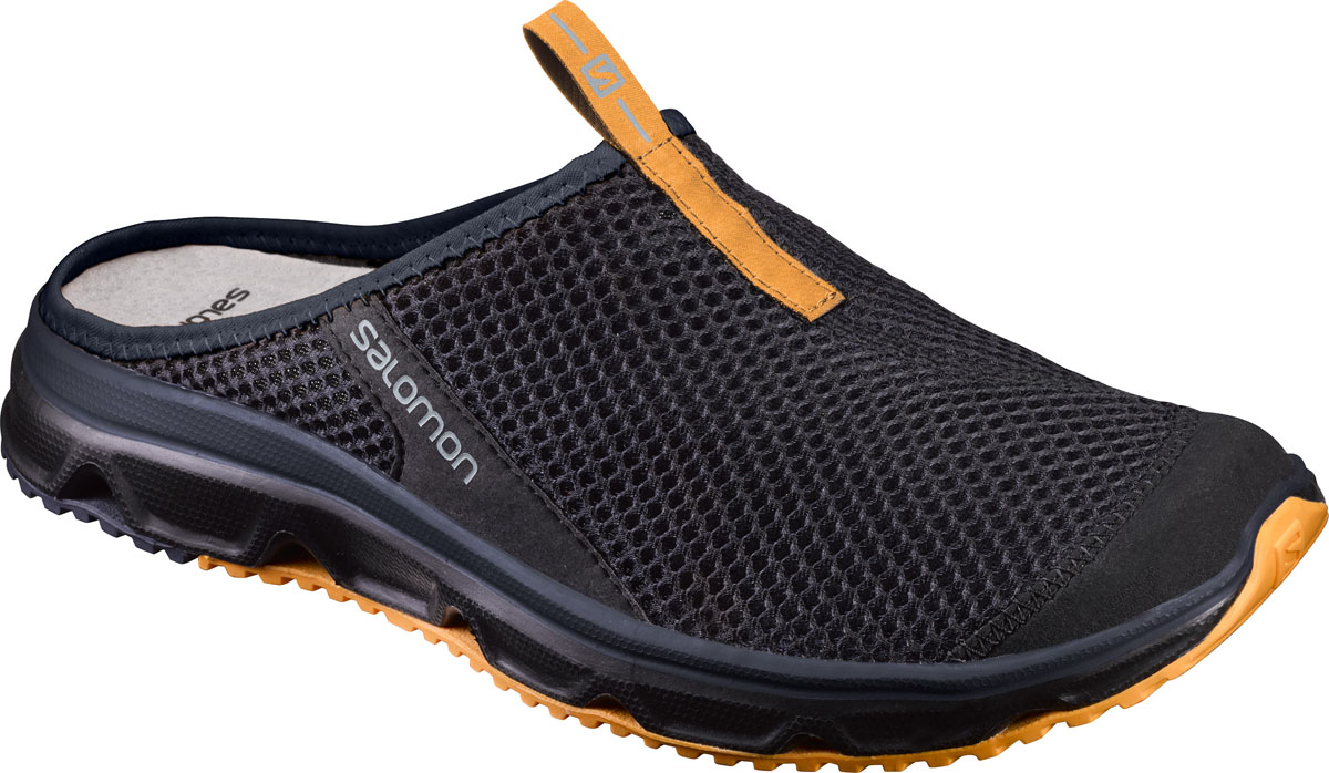 СабоL39244200 СабоL39244200Сабо Rx Slide 3.0 от Salomon выполнены из сетчатого текстиля. Износостойкая подошва с применением технологии Contagrip® обеспечивает максимальное сцепление со скользкой поверхностью благодаря особому составу и геометрии протектора. У модели усиленный мыс, спереди петля, кожаная стелька.