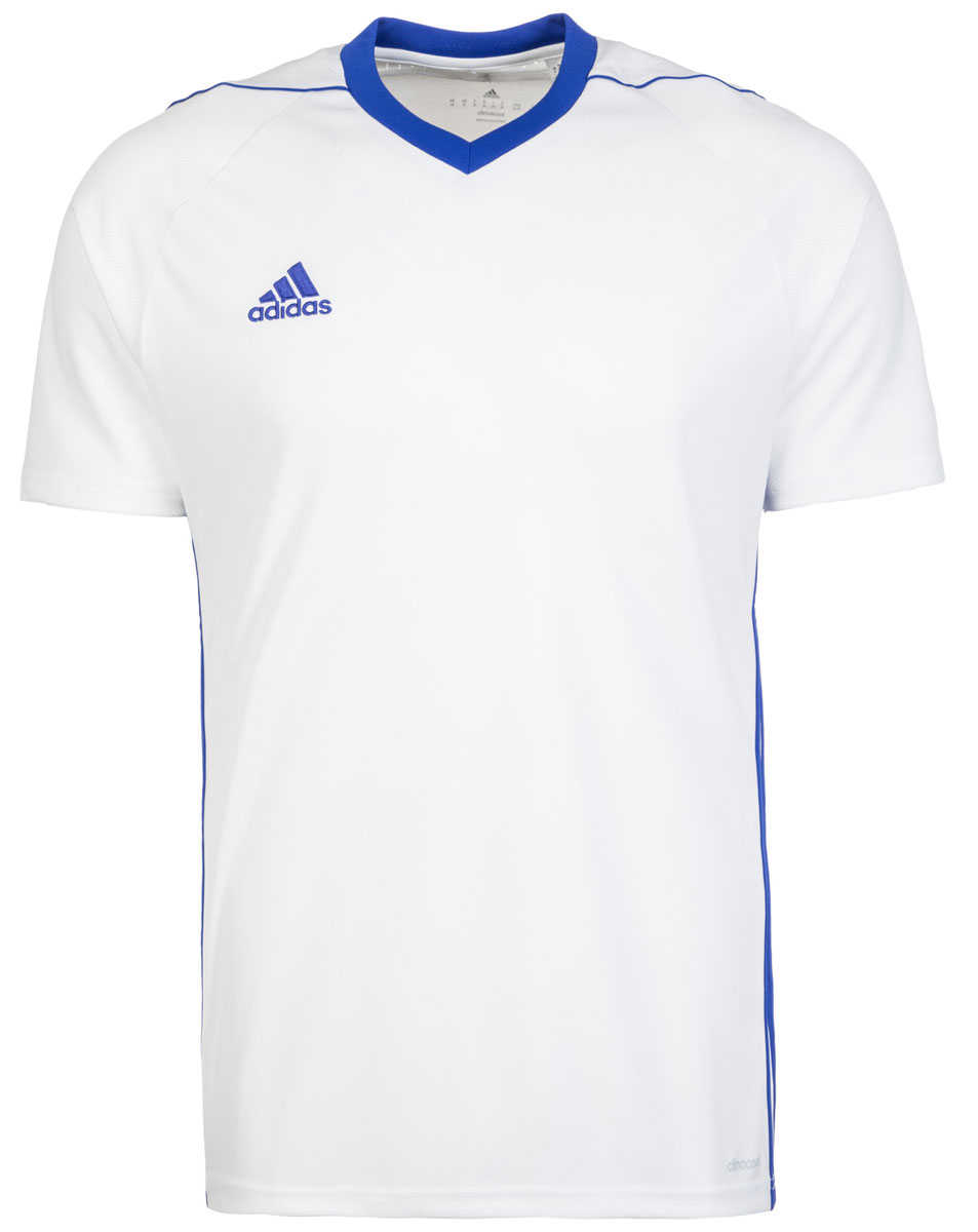 ФутболкаBK5434 ФутболкаBK5434Футболка мужская adidas Tiro 17 Jsy выполнена из 100% полиэстера. Модель с V-образным вырезом горловины и короткими рукавами.