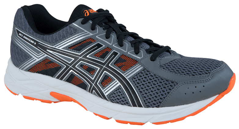 КроссовкиT715N-9790 КроссовкиT715N-9790Беговые кроссовки Asics Gel-Contend 4 - модель, обладающая отличной амортизацией, разработана для спортсменов с нейтральной пронацией. 3М Reflective. Светоотражающие элементы обеспечивают безопасность при условиях плохой видимости. Съемную стельку при необходимости можно заменить на ортопедическую. SpEVA. Промежуточная подошва изготовлена из вспененного материала для поглощения вибраций, способствует скорейшему восстановлению после сжатия и уменьшает вероятность пробоя промежуточной подошвы. Система амортизации Asics Gel. Вставка Asics Gel в задней части промежуточной подошвы снижает нагрузку на ноги и позвоночник спортсмена. Californian Slip Lasting. Колодка Калифорния, верх которой прострочен и соединен со средней подошвой, обеспечивает стабильность и комфорт.