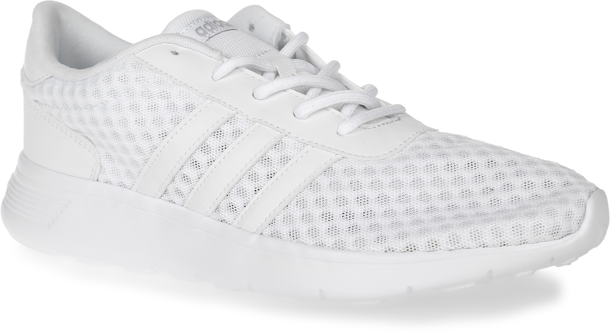 КроссовкиAW3837 КроссовкиAW3837Кроссовки adidas Neo Lite Racer W, выполненные из текстиля и искусственной кожи, оформлены фирменными нашивками. Шнурки надежно зафиксируют модель на ноге. Внутренняя поверхность из мягкого текстиля комфортна при движении. Стелька выполнена из легкого ЭВА- материала с поверхностью из текстиля. Подошва изготовлена из ЭВА-материала и дополнена рельефным рисунком.