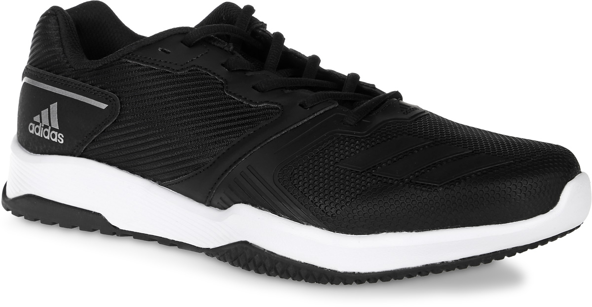 КроссовкиS80681 КроссовкиS80681Кроссовки для фитнеса adidas Gym Warrior 2 M выполнены из текстиля, искусственной кожи и полимера. Модель оформлена фирменными накладками. Шнурки надежно зафиксируют модель на ноге. Внутренняя поверхность из сетчатого текстиля комфортна при движении. Стелька выполнена из легкого ЭВА-материала с поверхностью из текстиля. Подошва изготовлена из высококачественной резины и дополнена рельефным рисунком.