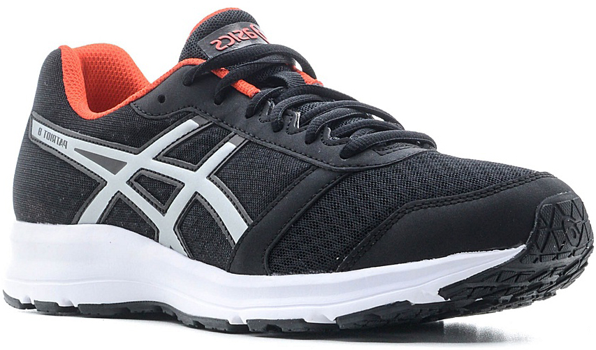 КроссовкиT619N-9099 КроссовкиT619N-9099Мужские кроссовки Asics Patriot 8 созданы для естественного бега. Модель выполнена в лаконичном дизайне из дышащего сетчатого текстиля и имеет вставки из искусственной кожи. Классическая система шнуровки надежно фиксирует обувь на стопе. Задник и язычок декорированы символикой бренда. Эта беговая модель не имеет гелевой амортизации. Амортизация обеспечивается благодаря сжатому материалу стельки EVA, повторяющему форму лодыжки и удерживающему пятку на месте. Модель оснащена укрепленной ударопрочной колодкой California. Подошва повышенной износостойкости оснащена протектором.