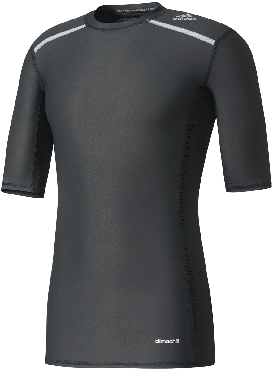 ФутболкаAJ5705 ФутболкаAJ5705Мужская компрессионная футболка Adidas Tf Chill Ss с короткими рукавами и круглым вырезом горловины выполнена из эластичного полиэстера. Компрессионный крой обеспечивает мышцам дополнительную поддержку, а технология climachill сохраняет освежающее ощущение прохлады, помогая сосредоточиться на спортивных целях. Модель дополнена защитой от УФ-лучей 50+. Благодаря специальной сетчатой ткани технология climachill обеспечивает оптимальный уровень вентиляции и эффективно отводит излишки тепла от тела.