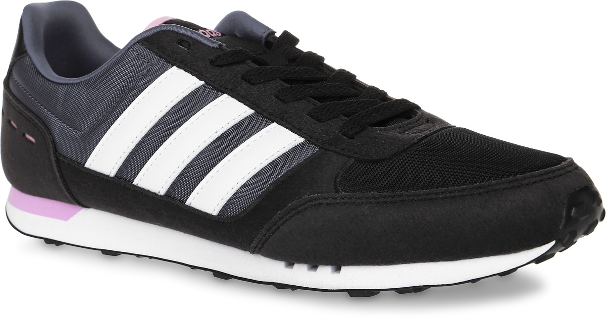 КроссовкиB74490 КроссовкиB74490Женские кроссовки adidas Neo City Racer, выполненные из текстиля и искусственной кожи, оформлены фирменными нашивками. Шнурки надежно зафиксируют модель на ноге. Внутренняя поверхность из мягкого текстиля комфортна при движении. Стелька выполнена из легкого ЭВА- материала с поверхностью из текстиля. Подошва изготовлена из высококачественной легкой резины, которая обеспечит отличную амортизацию. Поверхность подошвы дополнена рельефным рисунком.