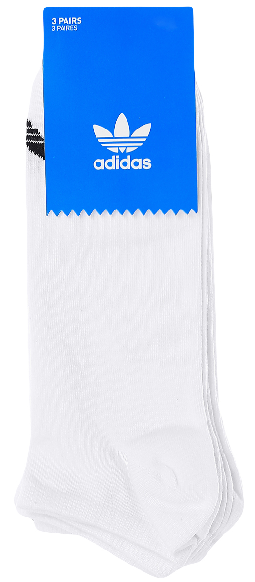 Комплект носковS20273 Комплект носковS20273Носки adidas Trefoil Liner изготовлены из высококачественного эластичного хлопка с добавлением полиэстера. Укороченные носки с поддержкой стопы имеют эластичную резинку, которая надежно фиксирует носки на ноге. В комплект входят 3 пары носков, оформленных логотипом бренда adidas.