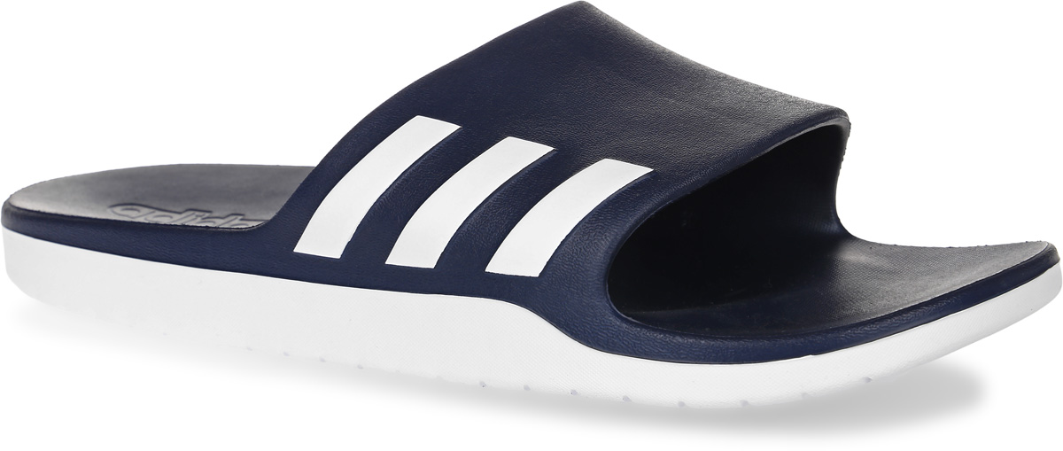 ШлепанцыAQ2163 ШлепанцыAQ2163Шлепанцы adidas Aqualette Cf выполнены из полимера и оформлены фирменным принтом. Подошва изготовлена из высококачественного легкого ЭВА-материала. Поверхность подошвы дополнена рельефным рисунком.