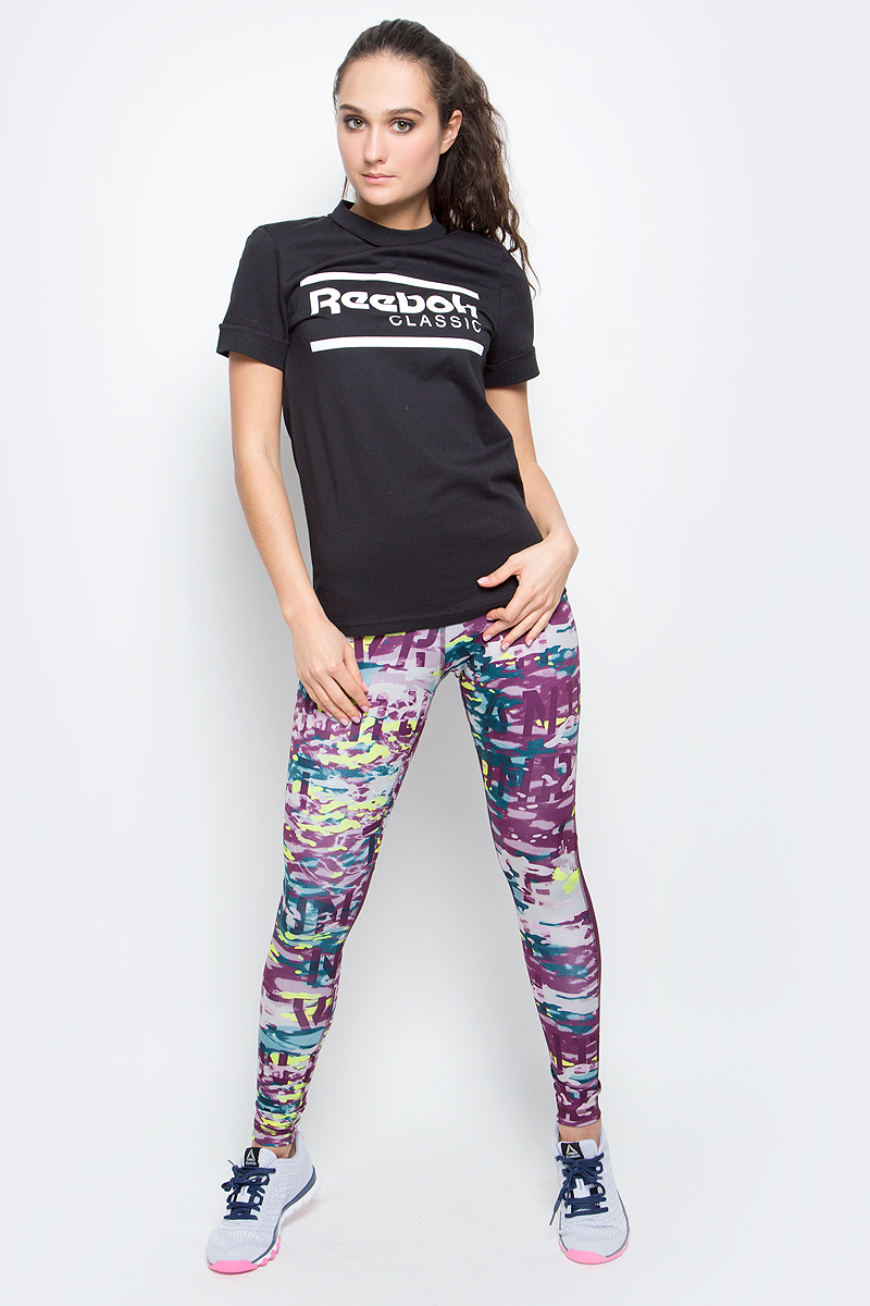 ФутболкаBK4144 ФутболкаBK4144Футболка с облегающим кроем F Iconic Reebok Gr Tee от Reebok выполнена из одинарного хлопчатого джерси. У модели удлиненный прямой силуэт. Круглый ворот и стандартные рукава дополнены оригинальной окантовкой в рубчик. На груди у изделия стильный принт.