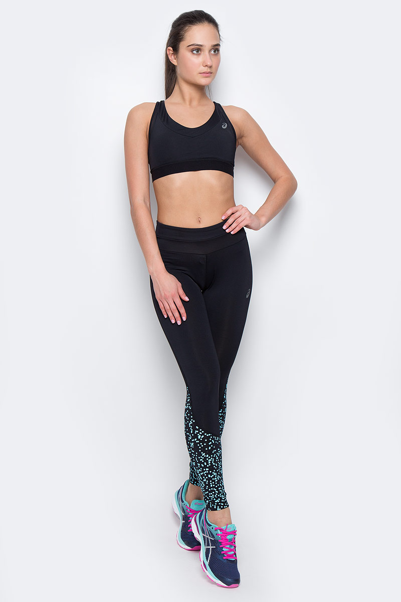 Тайтсы141232-1114 Тайтсы141232-1114Женские тайтсы для бега Asics Race Tight изготовлены из высококачественного эластичного полиамида, они великолепно тянутся во всех направлениях. Обтягивающие тайтсы дополнены широкой эластичной резинкой на талии. Объем талии регулируется при помощи шнурка-кулиски. Комфортные плоские швы исключают риск натирания. Тайтсы оснащены втачным карманом на поясе. Изделие оформлено принтом в горох по низу брючин.