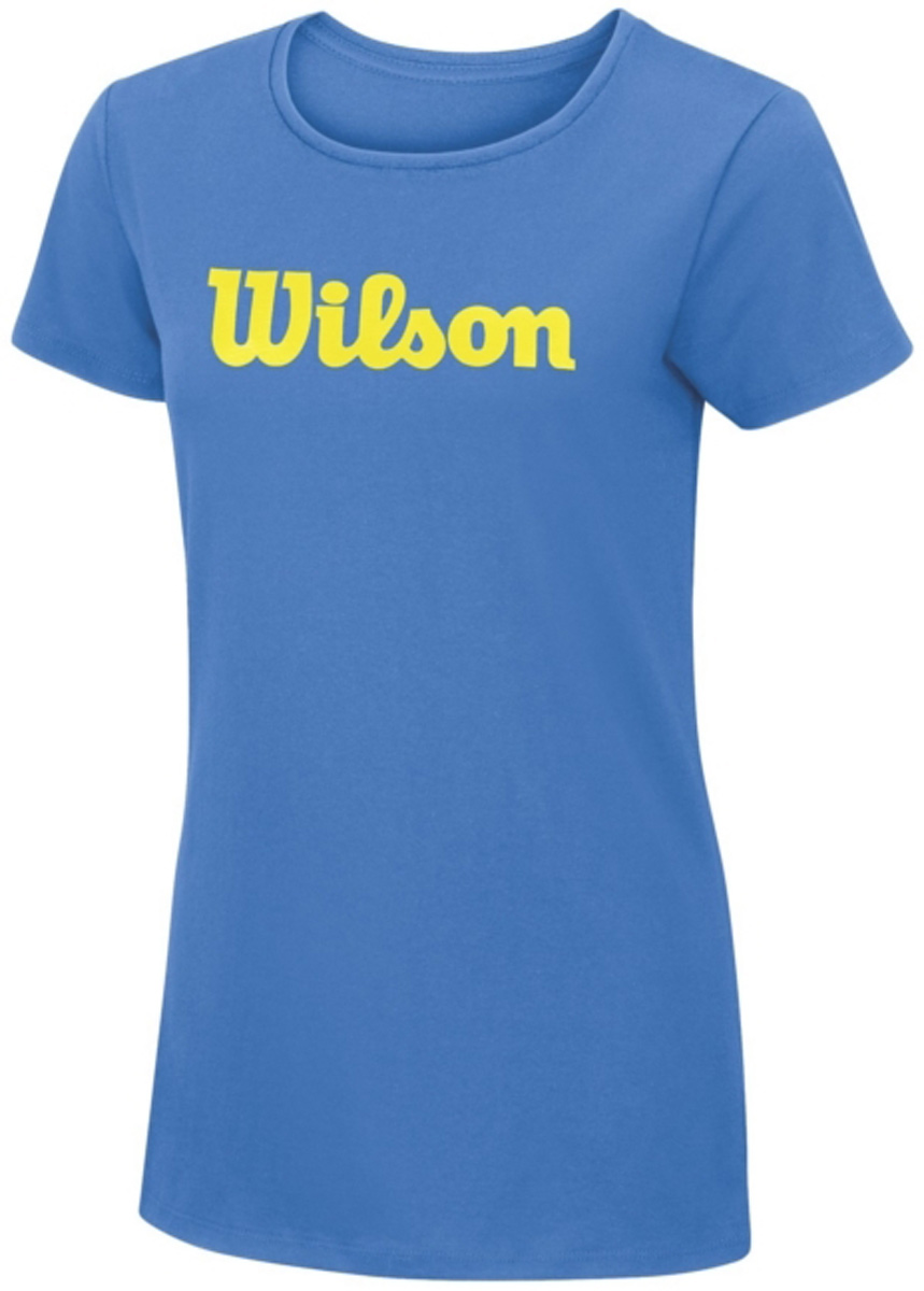 ФутболкаWRA758201 ФутболкаWRA758201Тренировочная футболка с логотипом Wilson. Спортивный крой для оптимального комфорта. Модель выполнена с круглой горловиной и короткими рукавами.