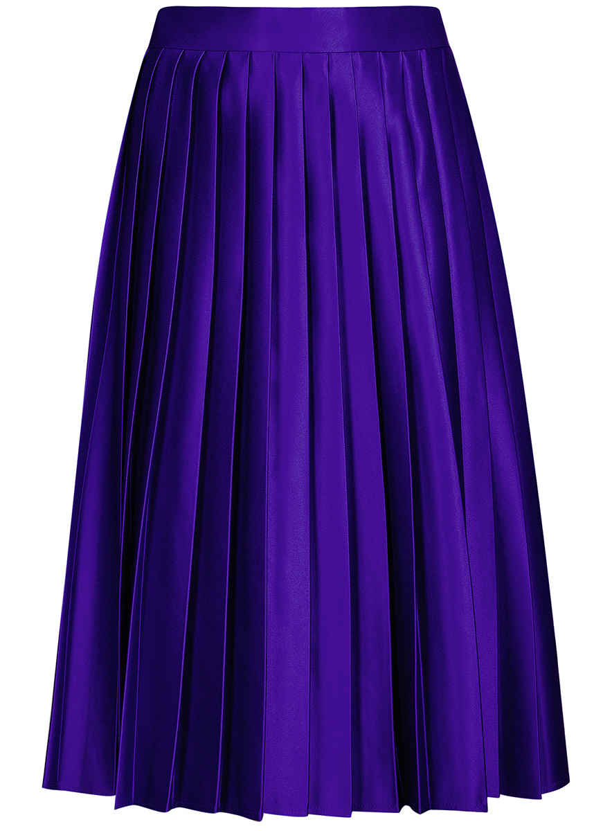 Юбка21606021/24393/2900N Юбка21606021/24393/2900NЮбка в складку oodji Collection изготовлена из полиэстера - износостойкого не мнущегося быстросохнущего материала и имеет длину миди. Так же изделие обладает средней посадкой на талии и застегивается сбоку на молнию.