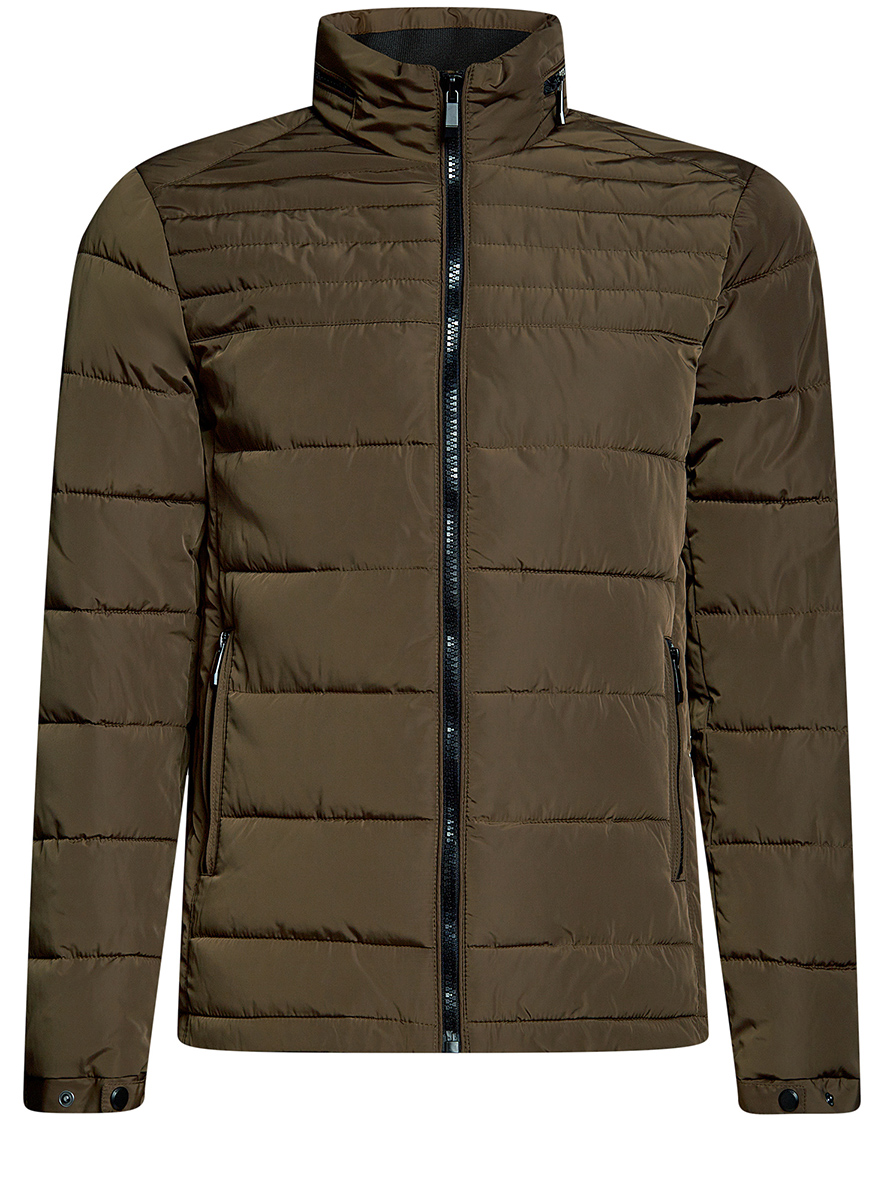 Куртка1B111004M/44330N/7900N Куртка1B111004M/44330N/7900NМужская куртка oodji Basic выполнена из высококачественного материала. В качестве подкладки и утеплителя используется полиэстер. Модель с воротником-стойкой застегивается на застежку-молнию. Спереди расположено два прорезных кармана на застежках-молниях.