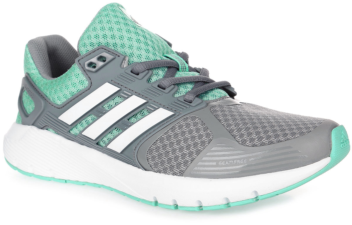 КроссовкиBB4675 КроссовкиBB4675Женские кроссовки для бега adidas Duramo 8 выполнены из сетчатого текстиля и оформлены накладками из полимера. Шнурки надежно зафиксируют модель на ноге. Внутренняя поверхность из сетчатого текстиля комфортна при движении. Стелька выполнена из легкого ЭВА-материала с поверхностью из текстиля. Подошва изготовлена из высококачественной легкой резины и оснащена технологией Cloudfoam для поглощения ударных нагрузок и комфортной посадки без разнашивания. Поверхность подошвы дополнена рельефным рисунком.