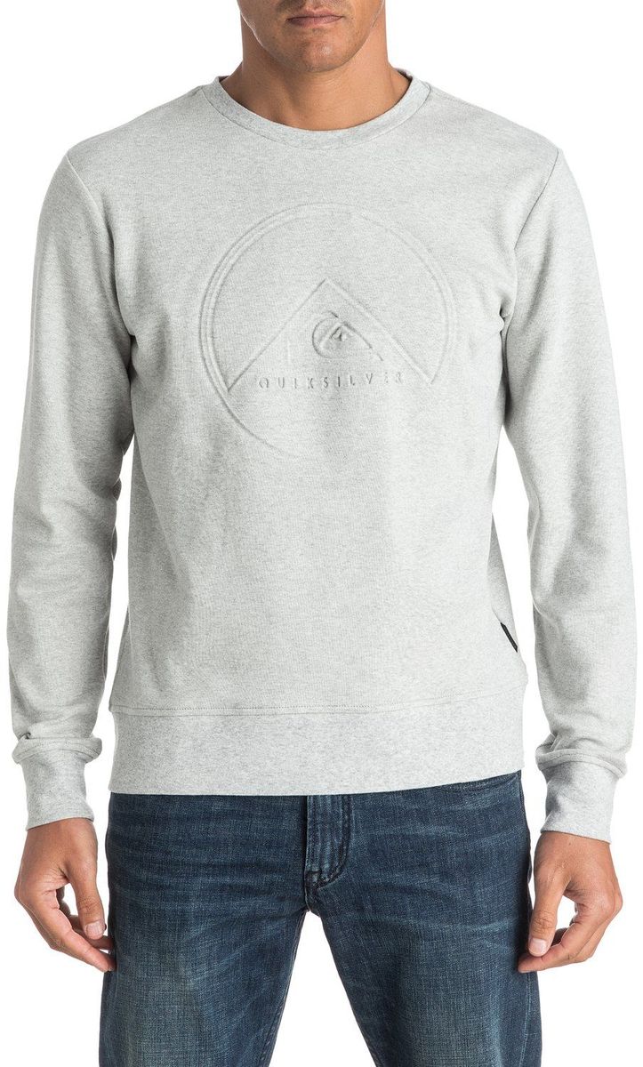 ДжемперEQYFT03549-LGH ДжемперEQYFT03549-LGHМужской джемпер Quiksilver с длинными рукавами изготовлен из смесового материала. Модель с круглой горловиной дополнена на груди оригинальным принтом.