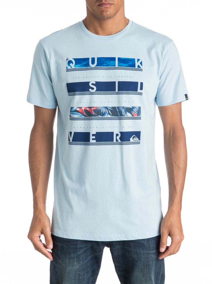 ФутболкаEQYZT04280-BFG0 ФутболкаEQYZT04280-BFG0Мужская футболка Quiksilver изготовлена из качественного материала. Модель выполнена с круглой горловиной и короткими рукавами.