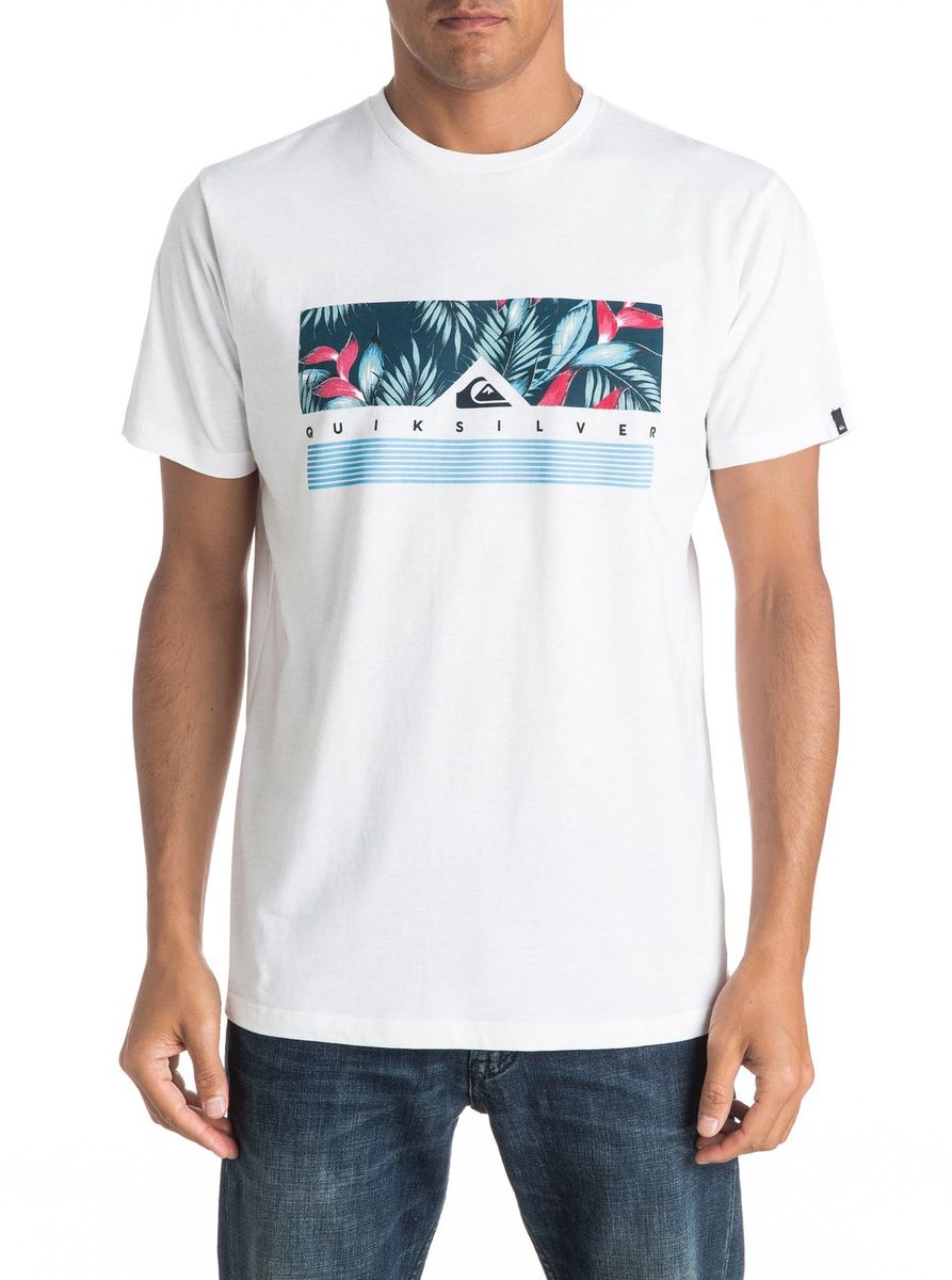 ФутболкаEQYZT04284-SGRH ФутболкаEQYZT04284-SGRHМужская футболка Quiksilver изготовлена из качественного материала. Модель выполнена с круглой горловиной и короткими рукавами.