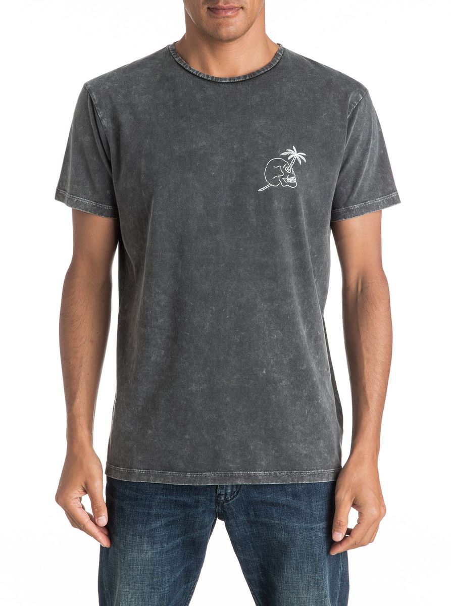 ФутболкаEQYZT04292-KTA0 ФутболкаEQYZT04292-KTA0Мужская футболка Quiksilver изготовлена из качественного натурального материала. Модель выполнена с круглой горловиной и короткими рукавами.