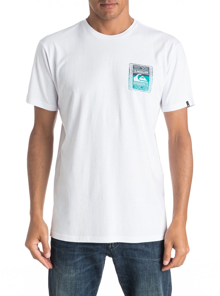 ФутболкаEQYZT04296-KVJ0 ФутболкаEQYZT04296-KVJ0Мужская футболка Quiksilver изготовлена из качественного материала. Модель выполнена с круглой горловиной и короткими рукавами.
