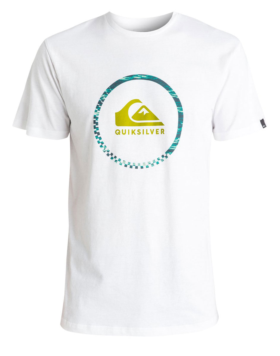 ФутболкаEQYZT04285-KVJ0 ФутболкаEQYZT04285-KVJ0Мужская футболка Quiksilver изготовлена из качественного материала. Модель выполнена с круглой горловиной и короткими рукавами.
